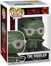 The Batman - the Riddler  Pop Protector Bundle - the Riddler Pop Figurine 3.75 Inch Movies: the Batman with Clear Plastic Pop Protector Case