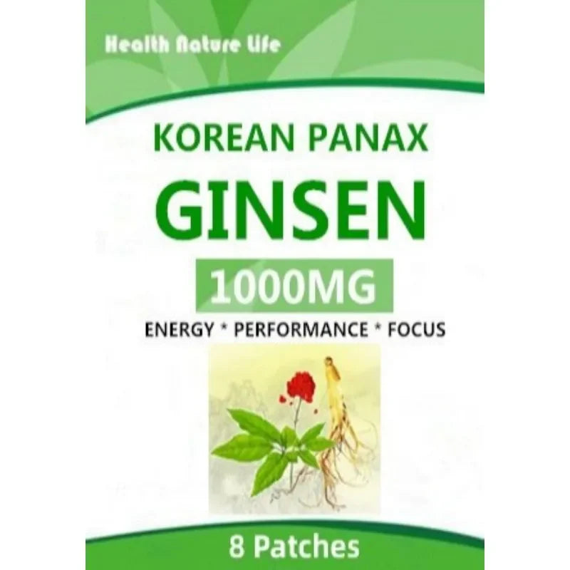 High Ginsenosides Natural Red Panax Ginseng Energy Patches