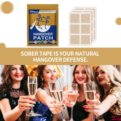 Hangover Prevention Patch Vitamin Sobriety Quit Drinking Plasters Protect Liver Reduce Alcohol Damage anti Alcoholism