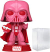 Star Wars: Valentines - Darth Vader with Heart  Pop! Vinyl Figure (Bundled with Compatible Pop Box Protector Case), Multicolor, 3.75 Inches