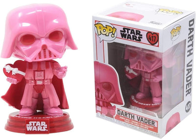 Star Wars: Valentines - Darth Vader with Heart  Pop! Vinyl Figure (Bundled with Compatible Pop Box Protector Case), Multicolor, 3.75 Inches