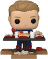 Pop! Deluxe Marvel: Avengers Victory Shawarma Series - Captain America, Amazon Exclusive, Figure 4 of 6