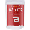 30 Patches Vitamin D3 & Vitamin B12 Transdermal Patches Natural Energy, Mood, Metabolism & Focus