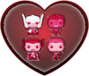 Pocket POP: Marvel Classic Val Box 4 Pack Happy Valentines Heart Shaped Gift Box Avengers