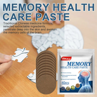 Memory Enhancement Patch Poor Memory Loss Solution Treatment Forgetfulness Effective Wake up Brain Paste Health Care