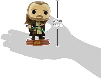 Pop! Star Wars: across the Galaxy - Qui-Gon Jinn Vinyl Bobblehead, Amazon Exclusive