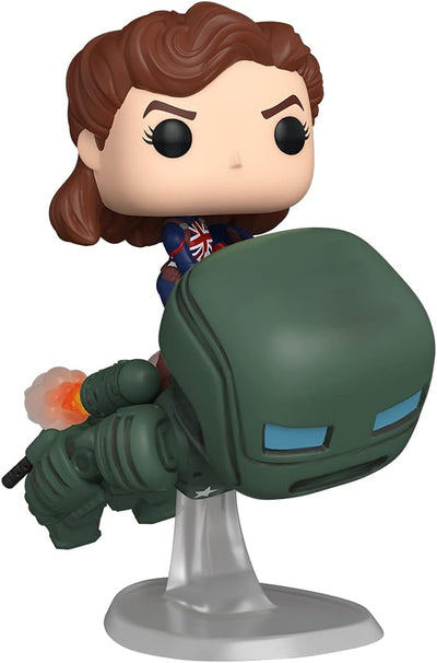 Pop! Deluxe Marvel: Year of the Shield - Captain Carter Riding Hydra Stomper, Amazon Exclusive