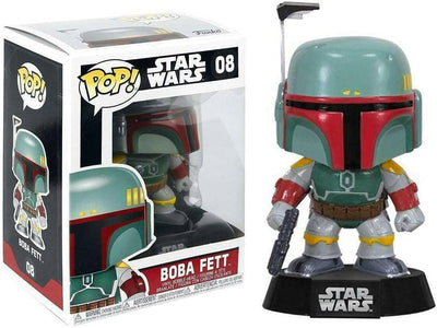 POP Star Wars: the Empire Strikes Back - Boba Fett #08  Pop! Vinyl Figure (Bundled with Compatible Pop Box Protector Case), Multicolored, 3.75 Inches