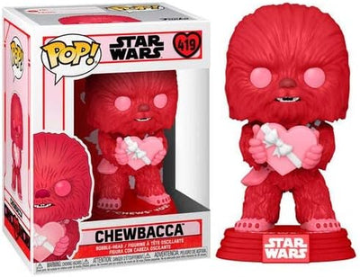 POP Star Wars: Valentines - Cupid Chewbacca  Pop Vinyl Figure (Bundled with Compatible Pop Box Protector Case) Multicolored 3.75 Inches