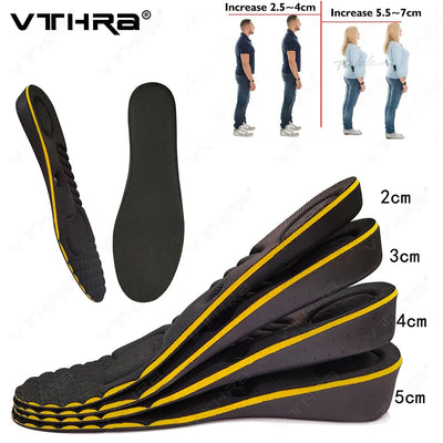 Height Increase Insoles Cushions 2-5cm Magnet Massage Invisible - Lovira Store