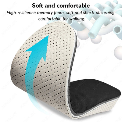 Invisible Height Increase Insoles Men Women Shoes Insole - Lovira Store