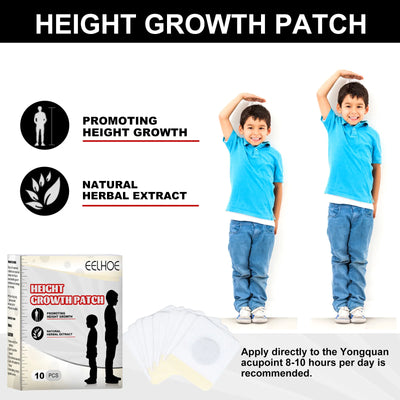 10 Pcs Body Height Enhancer Patch for Adults - Natural Growth - Lovira Store