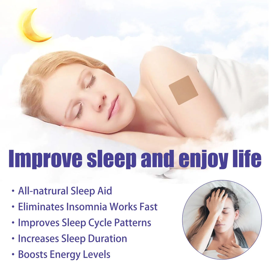 10 pcs Insomnia Treatment Patch Relieve Stress Anxiety