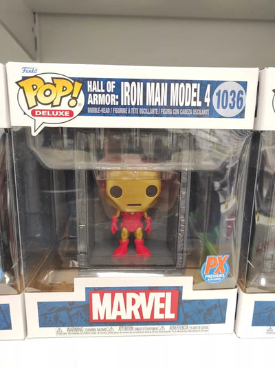 Funko Pop! Marvel: Iron Man Hall of Armor Model 4 Deluxe Figure PX #1036 - Lovira Store